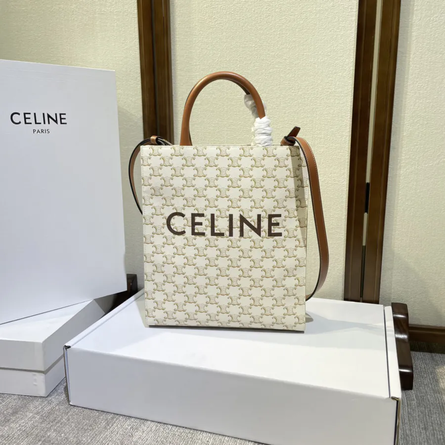 Celine Midsize Print Tote Versatile Tote