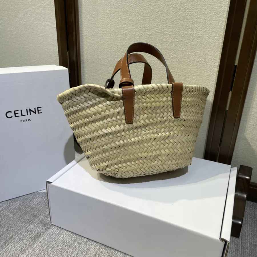 TEEN TRIOMPHE CLASSIC Straw Basket Bag