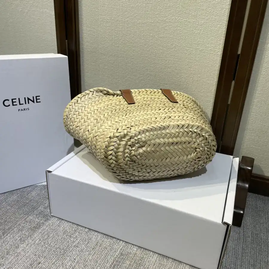 TEEN TRIOMPHE CLASSIC Straw Basket Bag