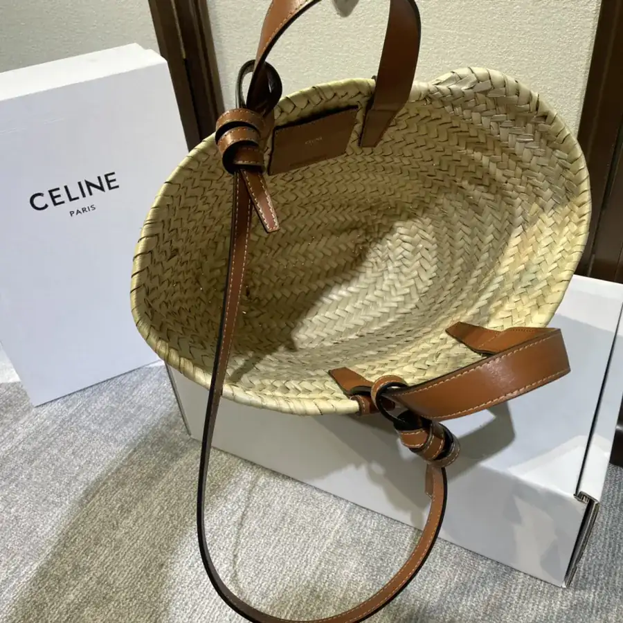 TEEN TRIOMPHE CLASSIC Straw Basket Bag