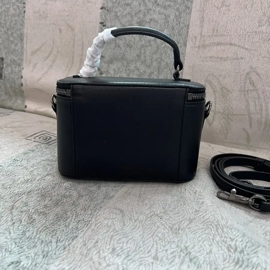 GARAVANI Mini LOCÒ Calfskin Box Bag with V Logo Signature Details