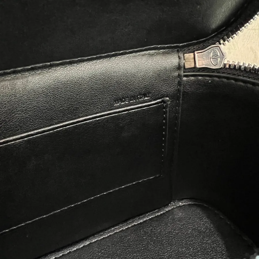 GARAVANI Mini LOCÒ Calfskin Box Bag with V Logo Signature Details