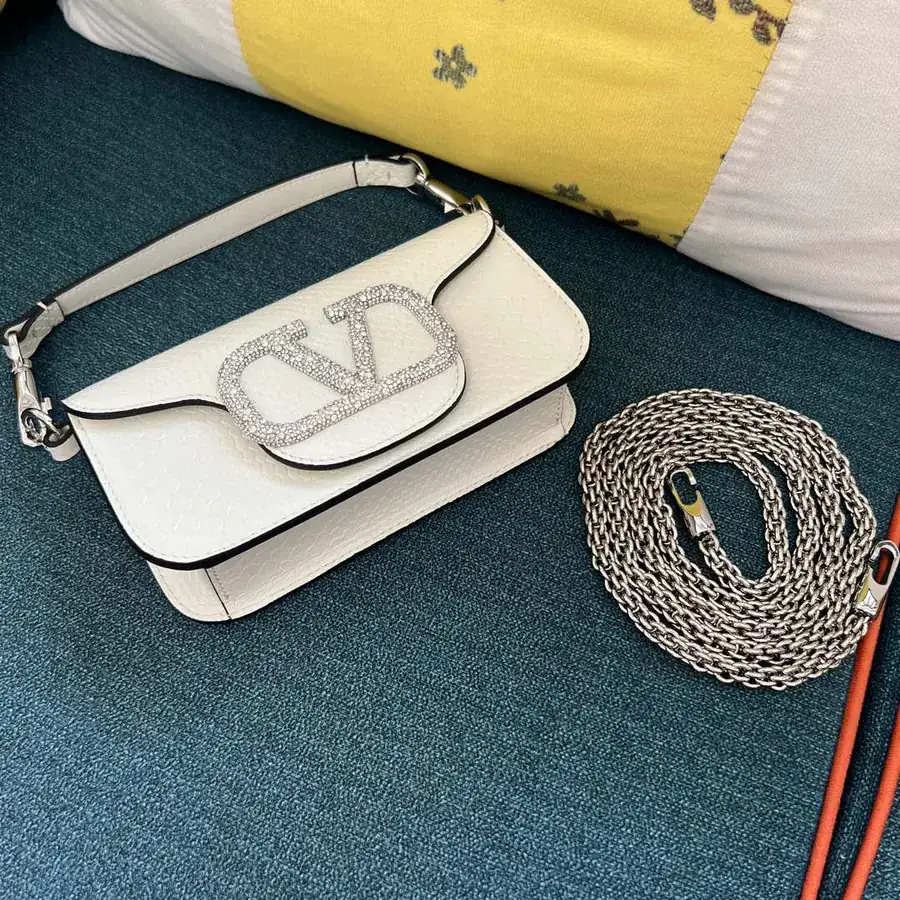V Garavani MiniLOC Small Handbag with Snake Pattern