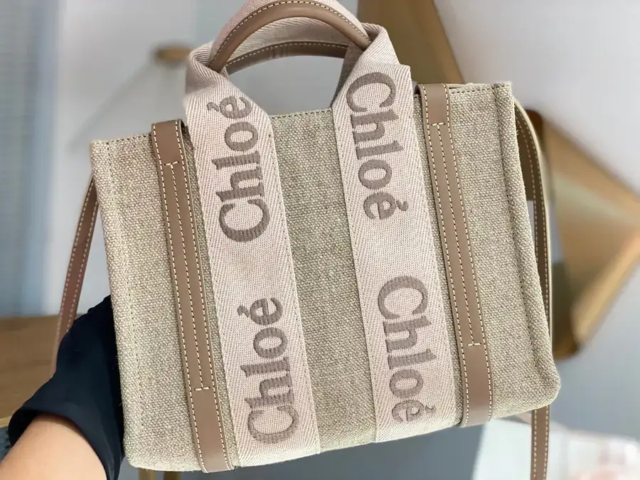 Chloe Woody Family Tote Rosy Pink