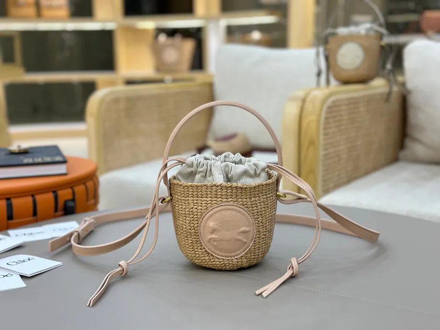 CHLOÉ Mini Horse Medal Bucket Bag