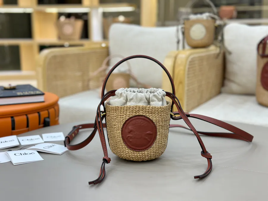 CHLOÉ Mini Horse Medal Bucket Bag