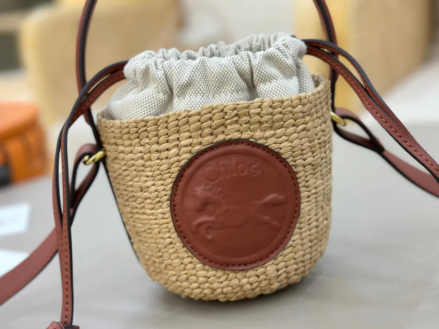 CHLOÉ Mini Horse Medal Bucket Bag