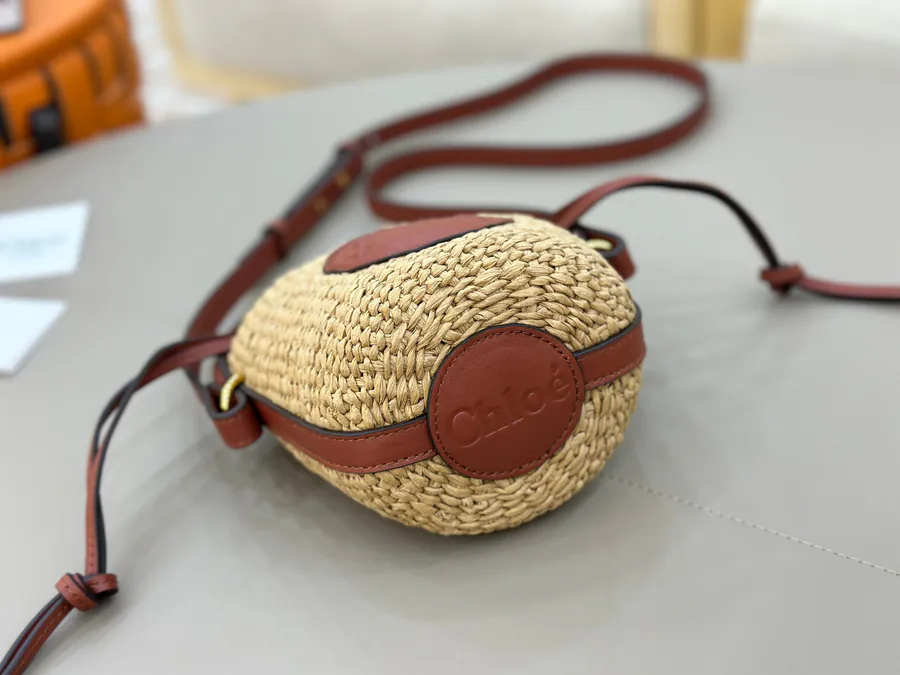 CHLOÉ Mini Horse Medal Bucket Bag