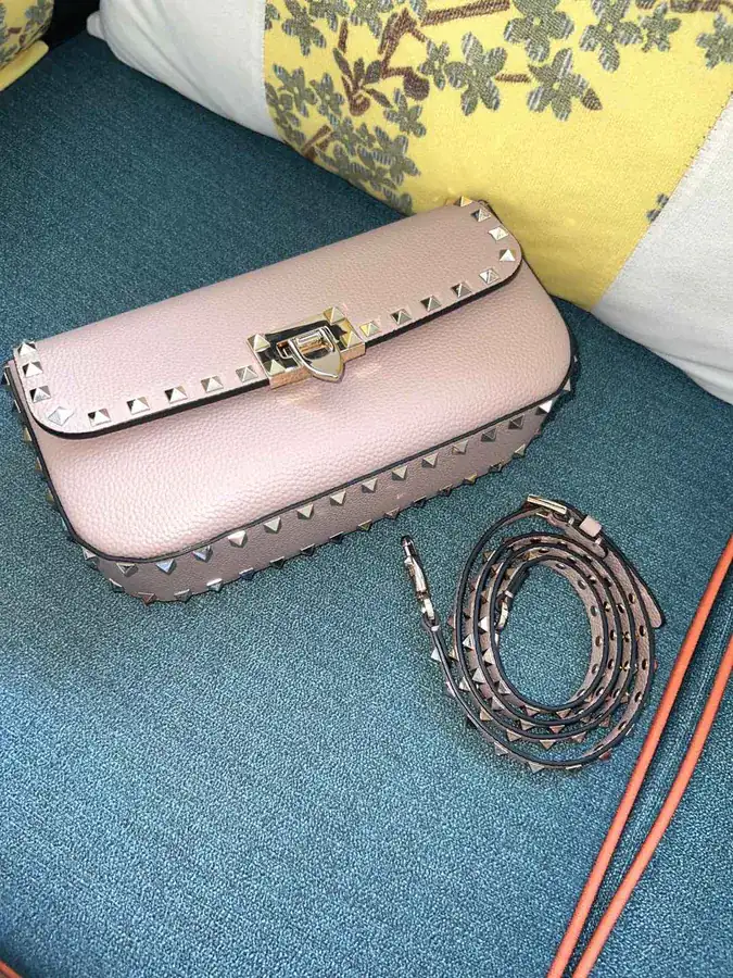 GARAVANI Rockstud Grained Calfskin Tote
