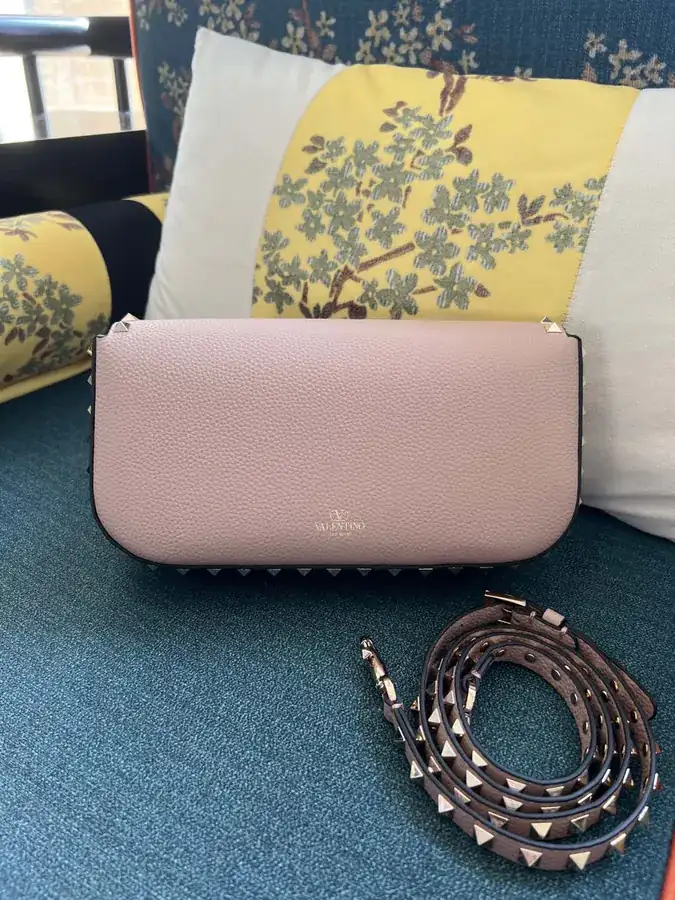 GARAVANI Rockstud Grained Calfskin Tote