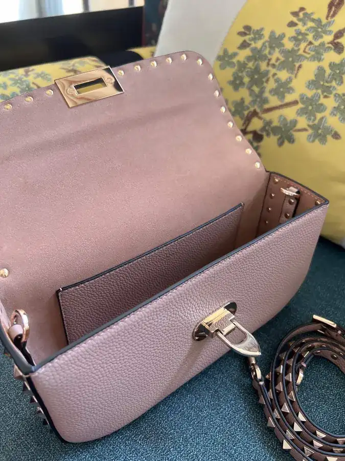 GARAVANI Rockstud Grained Calfskin Tote