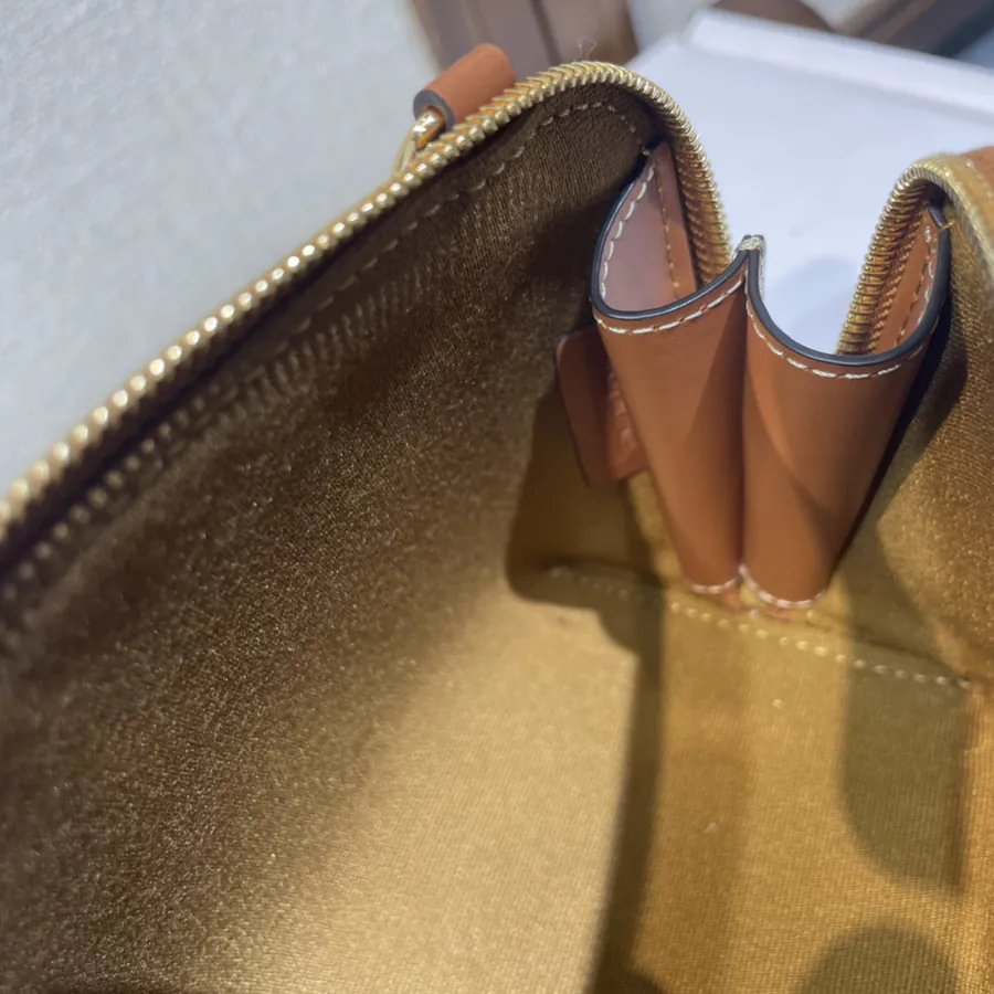 TrioMPHE New Season Chain Clutch with Gold Embroidery