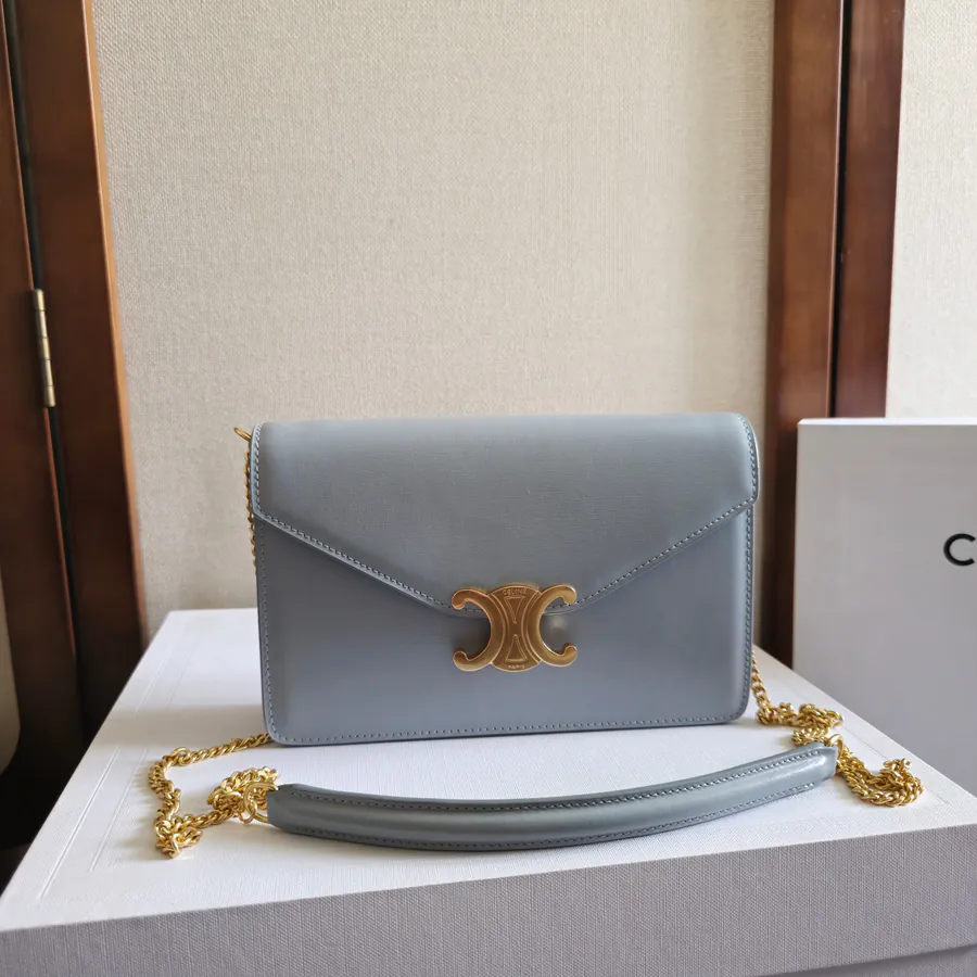 CELIN* CUIR TRIOMPHE Logo Print Wallet