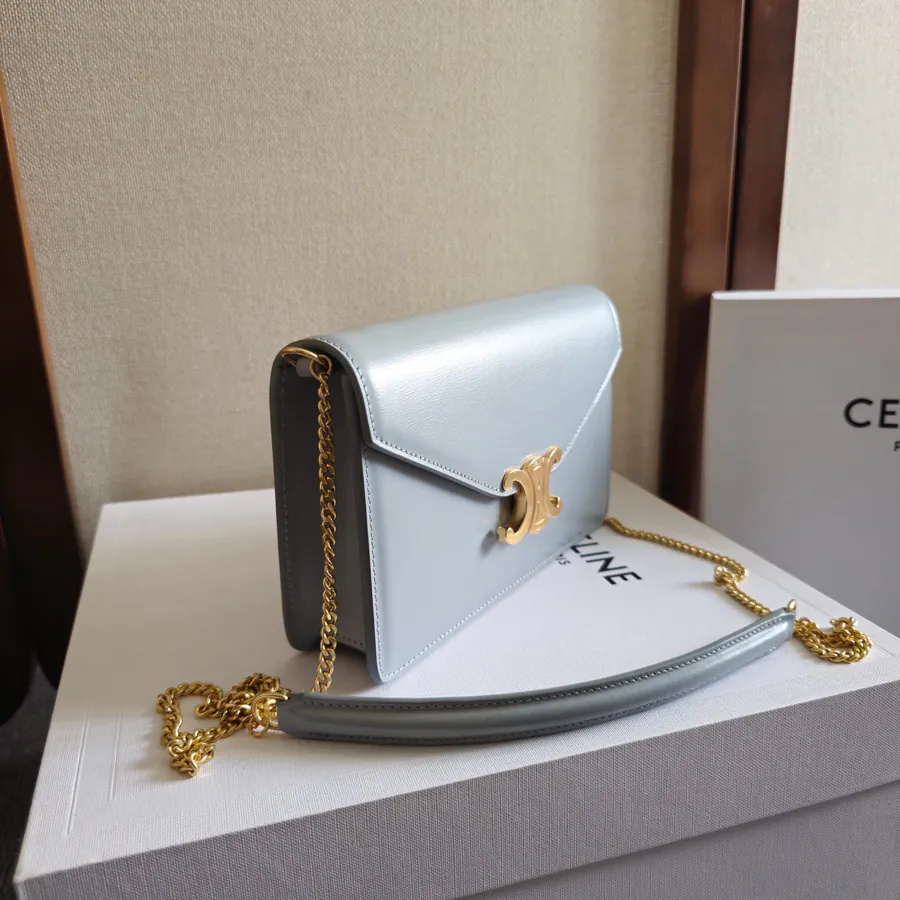 CELIN* CUIR TRIOMPHE Logo Print Wallet