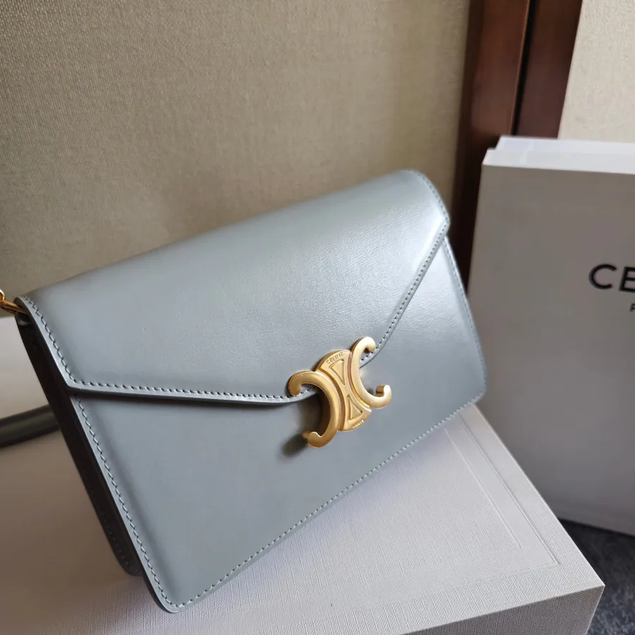 CELIN* CUIR TRIOMPHE Logo Print Wallet
