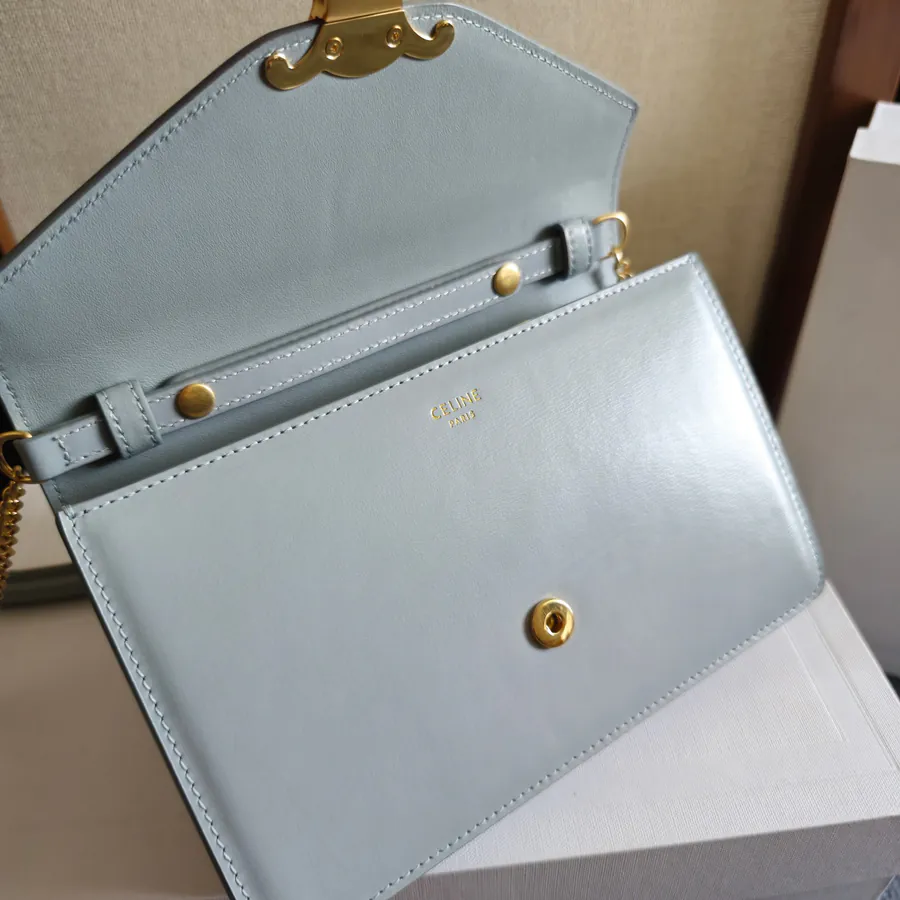 CELIN* CUIR TRIOMPHE Logo Print Wallet