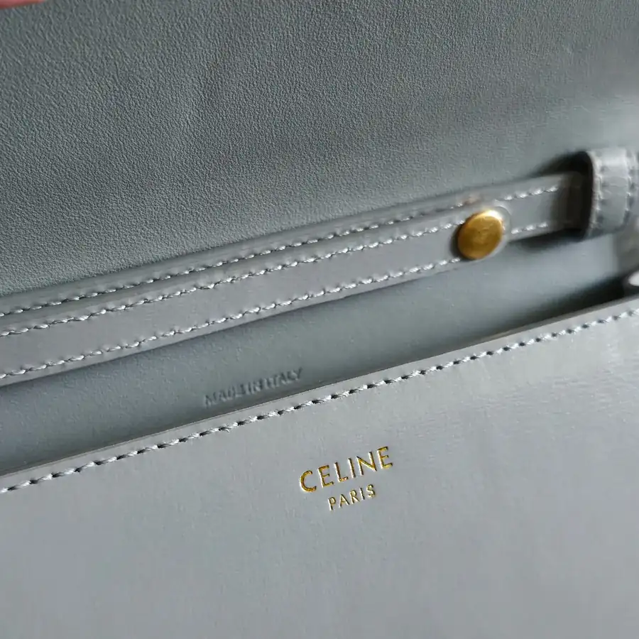 CELIN* CUIR TRIOMPHE Logo Print Wallet