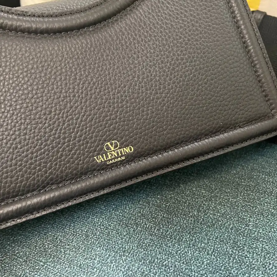 GARAVANI Grained Calfskin Handbag with VLOGO Signature