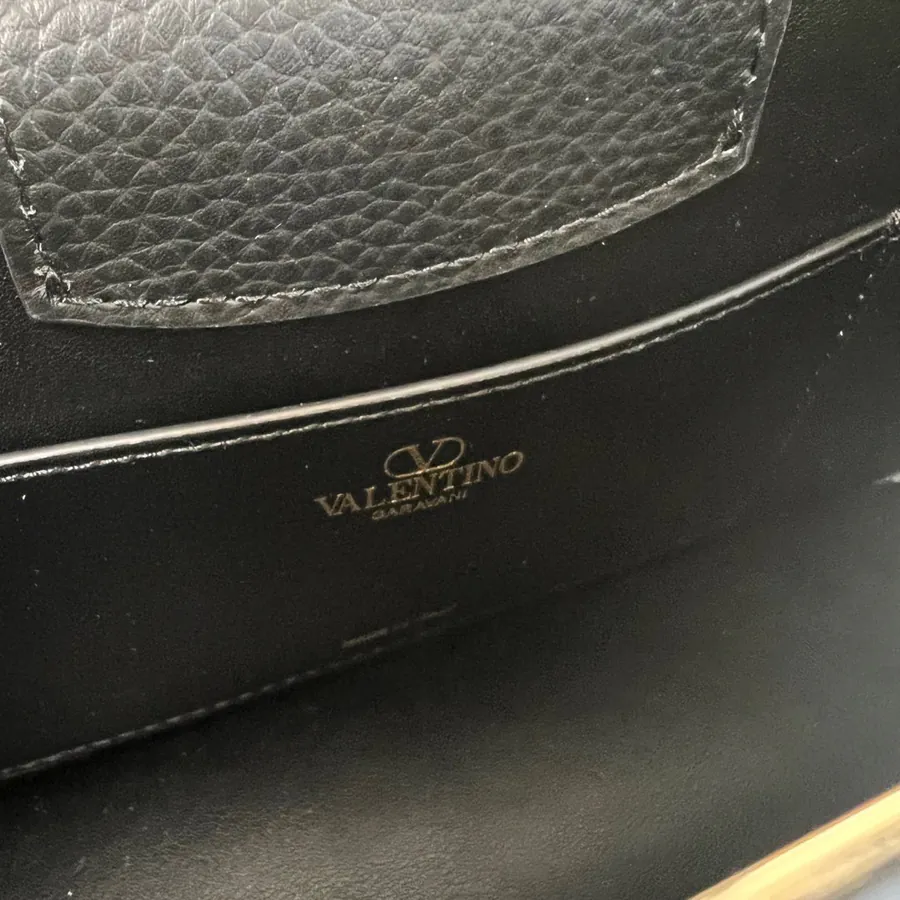 GARAVANI Grained Calfskin Handbag with VLOGO Signature