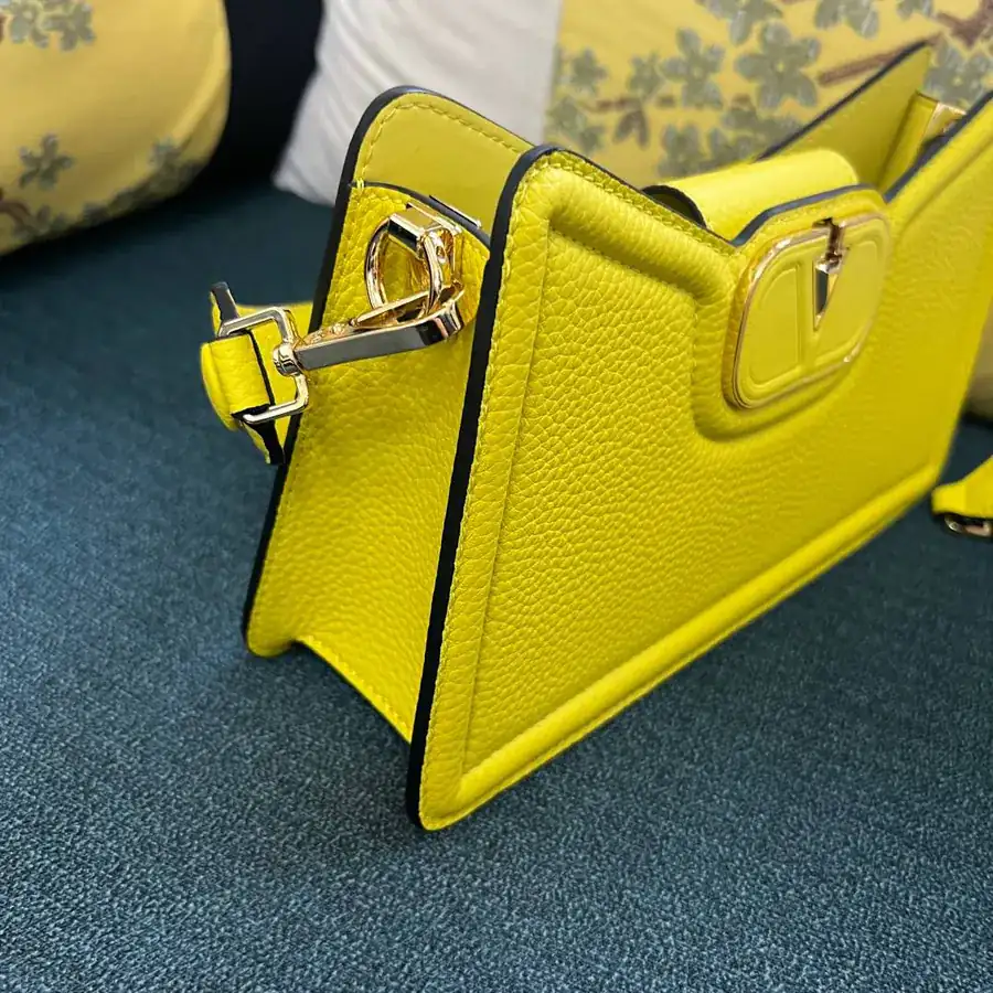 GARAVANI Grained Calfskin Bag with VLOGO Signature
