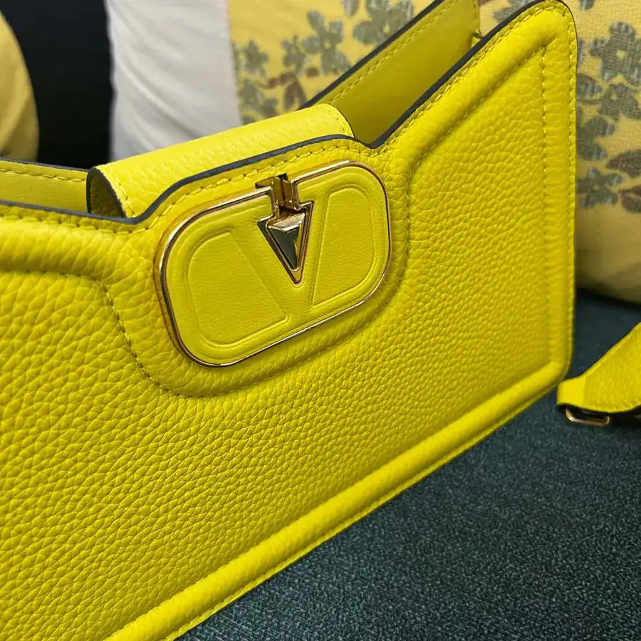GARAVANI Grained Calfskin Bag with VLOGO Signature