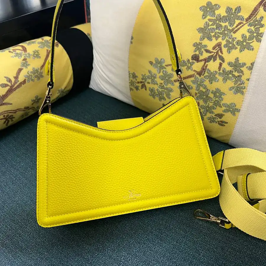 GARAVANI Grained Calfskin Bag with VLOGO Signature
