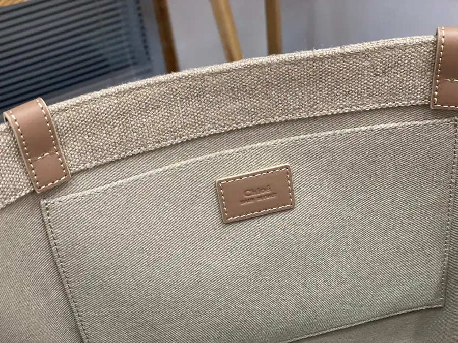 Chloe Woody Family Tote Bag Rosy Pink