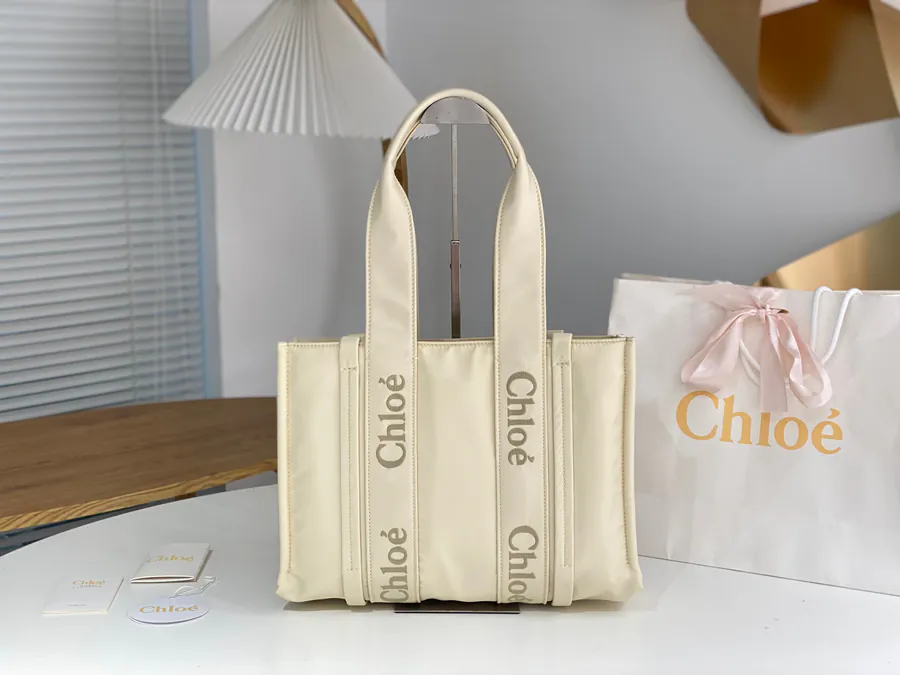 Chloé Mini Tote in Apricot