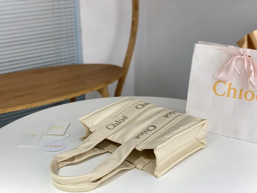 Chloé Mini Tote in Apricot