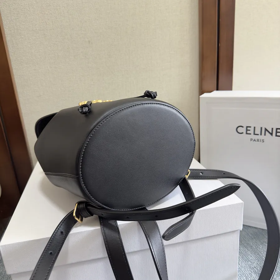 CE LINE Bonnie Smooth Calfskin Backpack with Adjustable Strap