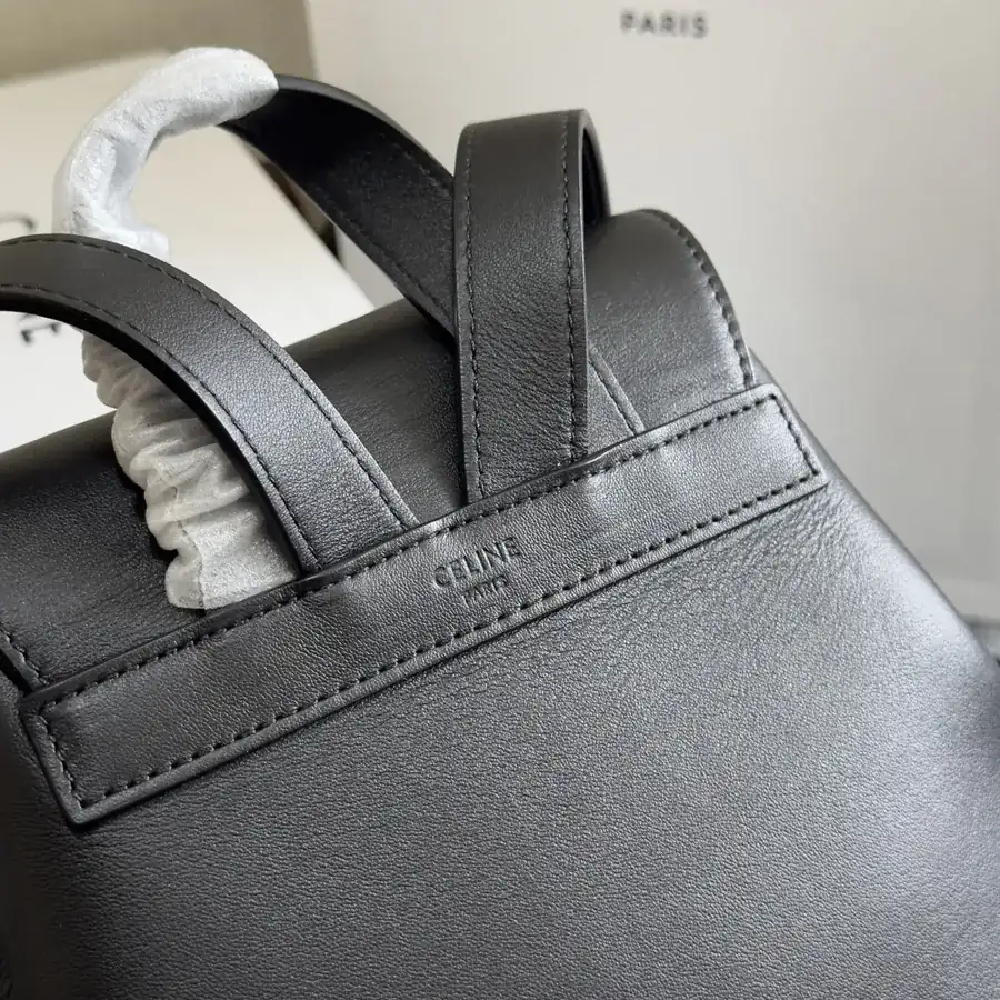 CE LINE Bonnie Smooth Calfskin Backpack with Adjustable Strap
