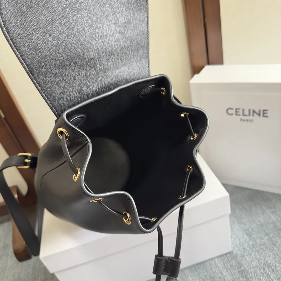 CE LINE Bonnie Smooth Calfskin Backpack with Adjustable Strap