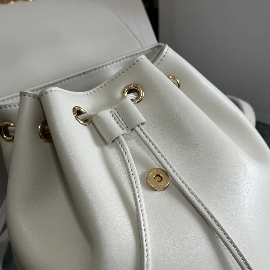 CE LINE Bonnie Smooth Leather Backpack with Adjustable Straps