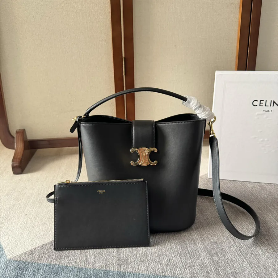 C House New Bucket Bag in Black