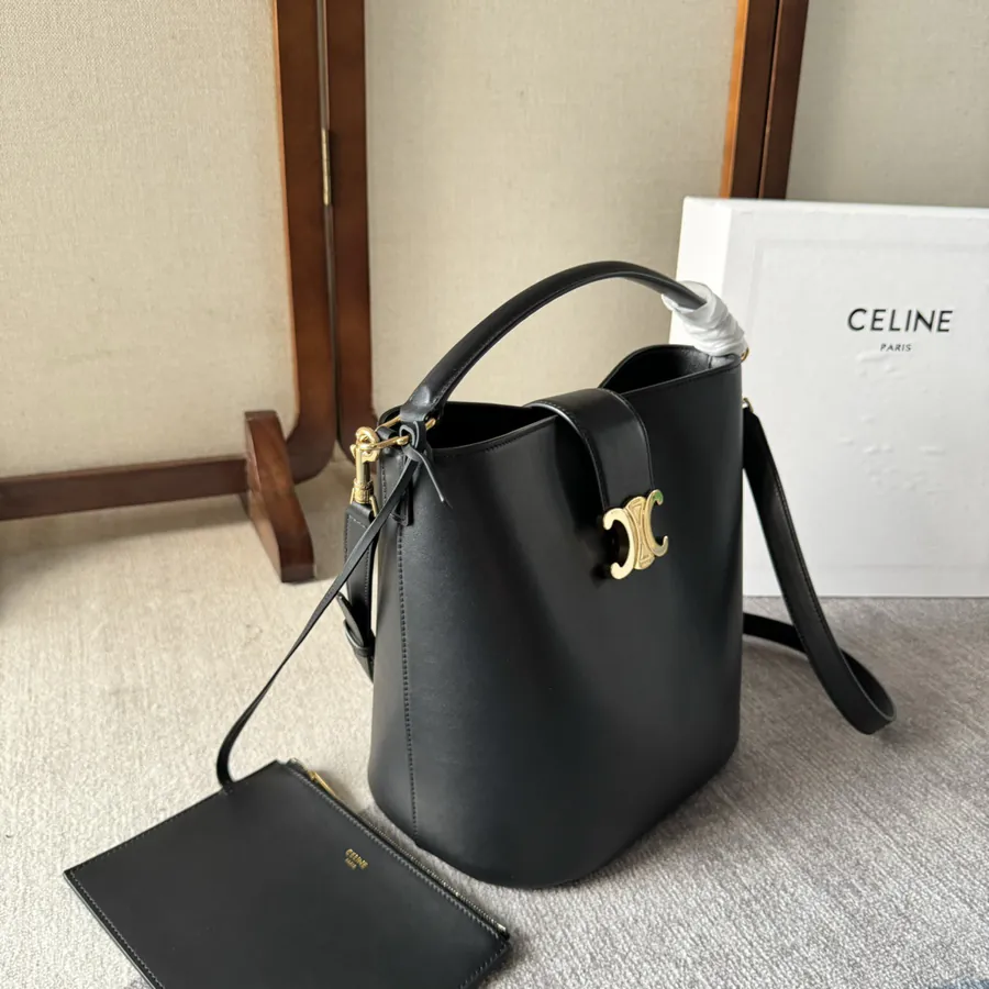 C House New Bucket Bag in Black