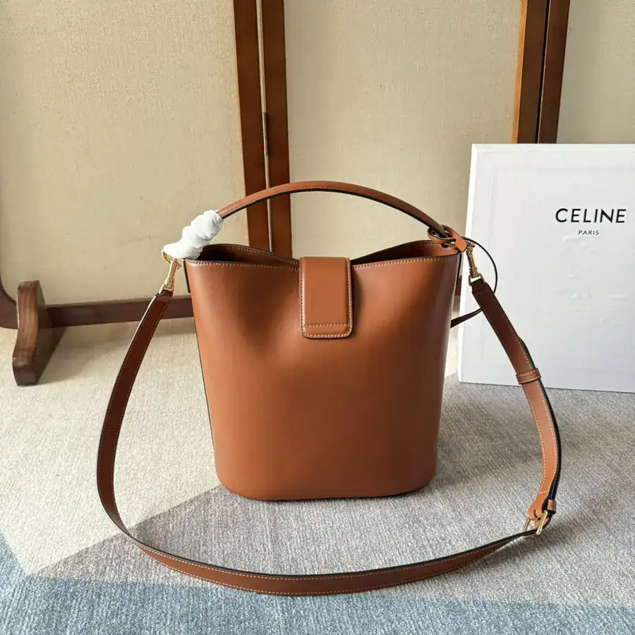 C House New Bucket Bag in Brown