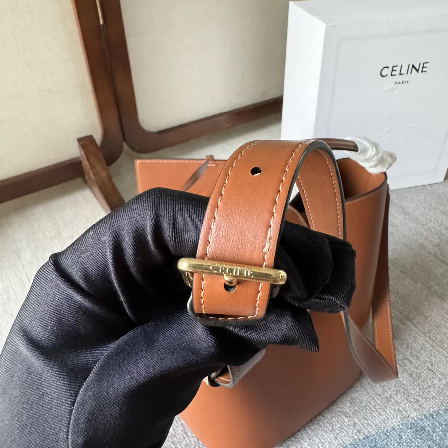 C House New Bucket Bag in Brown