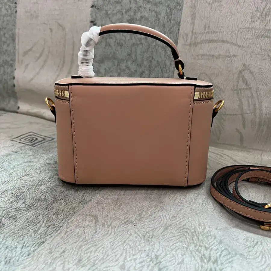 GARAVANI Mini LOCÒ Calfskin Box Bag with VLOGO SIGNATURE Details
