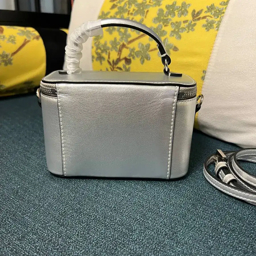 GARAVANI Mini LOCÒ Calfskin Box Bag with V Logo Signature Details