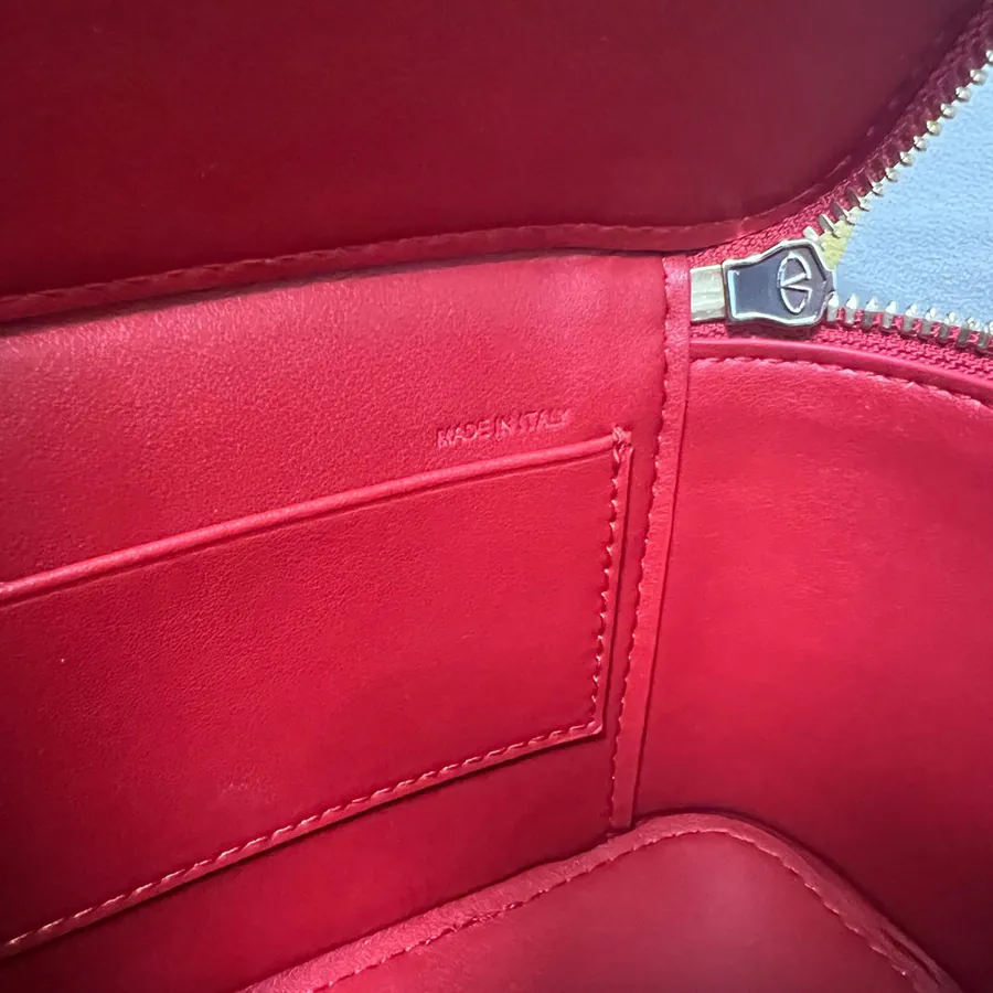 GARAVANI Mini LOCÒ Calfskin Box Bag with VLOGO SIGNATURE Detail