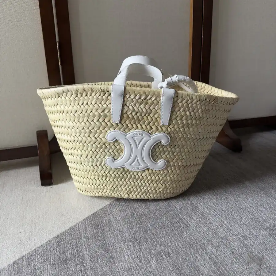 TEEN TRIOMPHE CLASSIC Straw Basket Bag