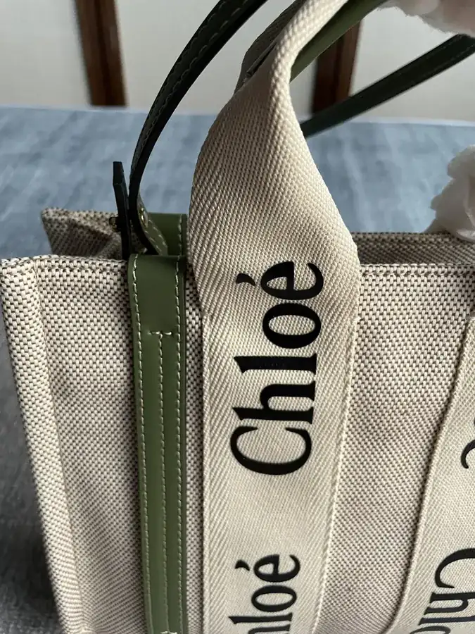 Chloe Woody Mini Tote Bag with Shoulder Strap