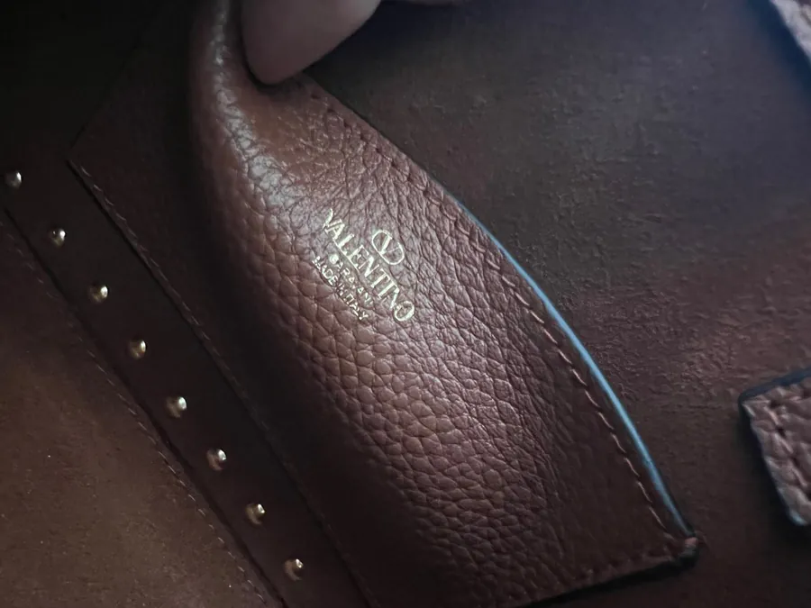 GARAVANI Rockstud Grained Calfskin Handbag