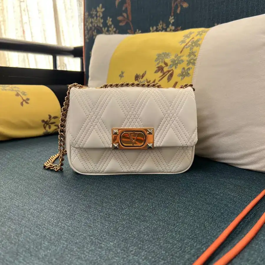 GARAVANI QUILTIE 67 Mini Leather Chain Handbag