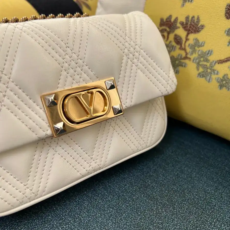 GARAVANI QUILTIE 67 Mini Leather Chain Handbag