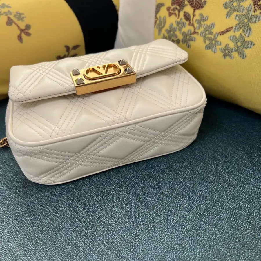 GARAVANI QUILTIE 67 Mini Leather Chain Handbag