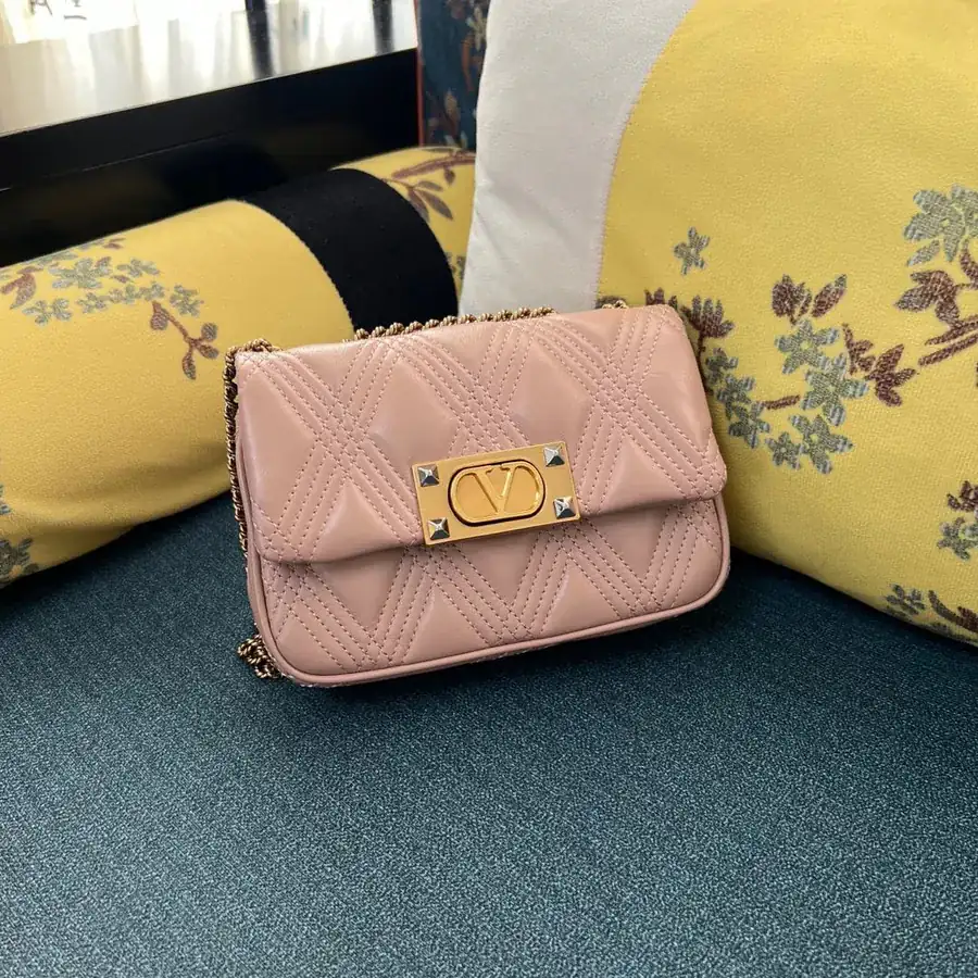 GARAVANI QUILTIE 67 Mini Leather Chain Handbag