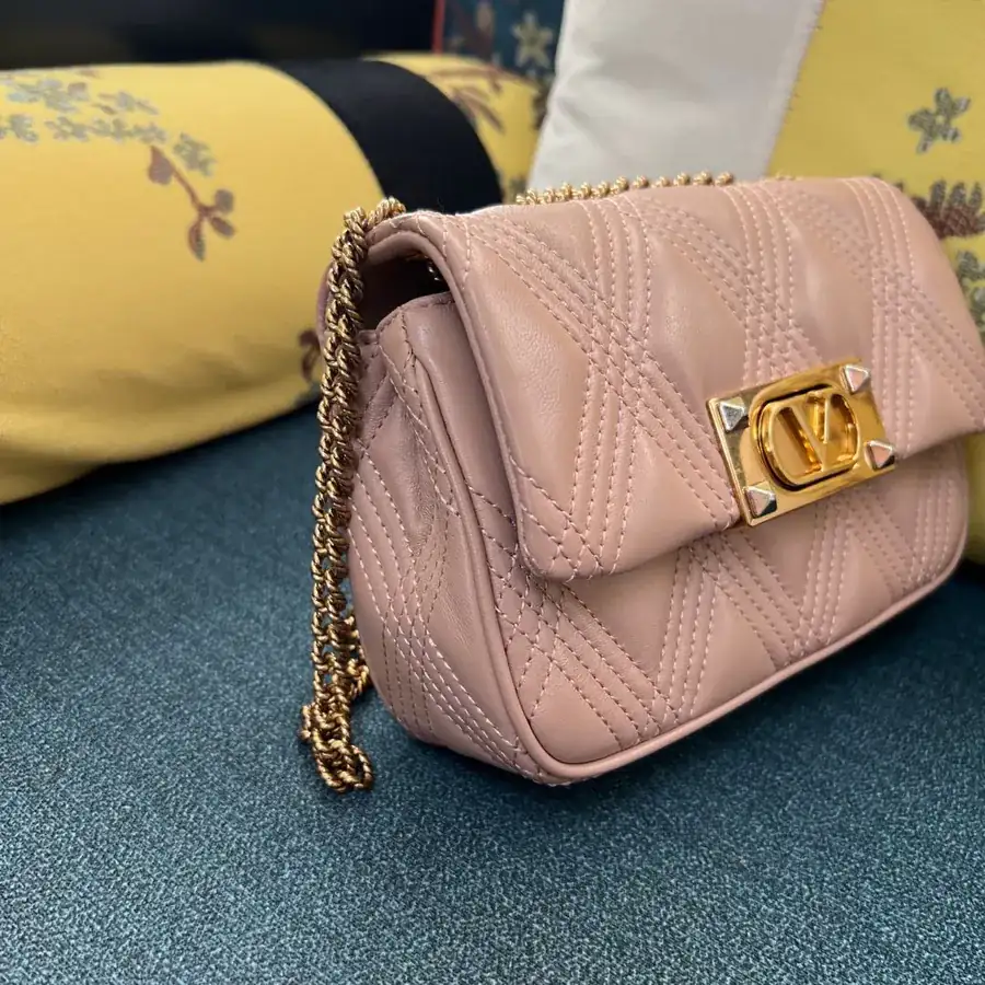 GARAVANI QUILTIE 67 Mini Leather Chain Handbag