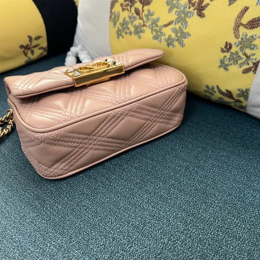GARAVANI QUILTIE 67 Mini Leather Chain Handbag