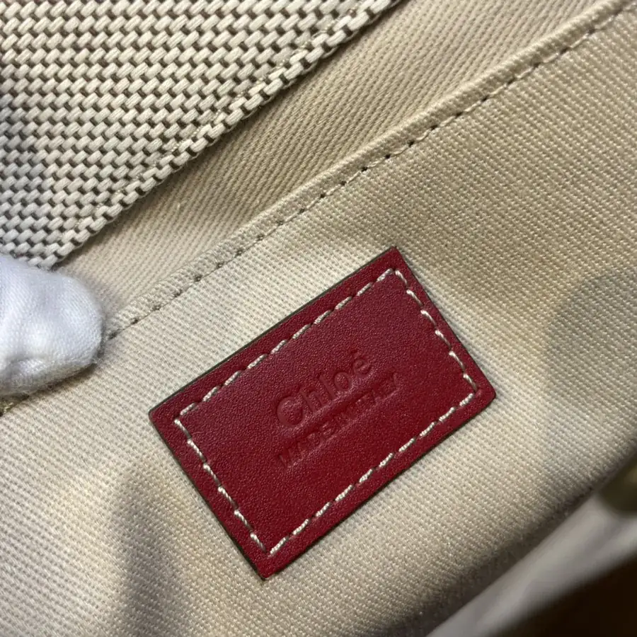 Chloe Woody Tote Bag Brown, Medium Size